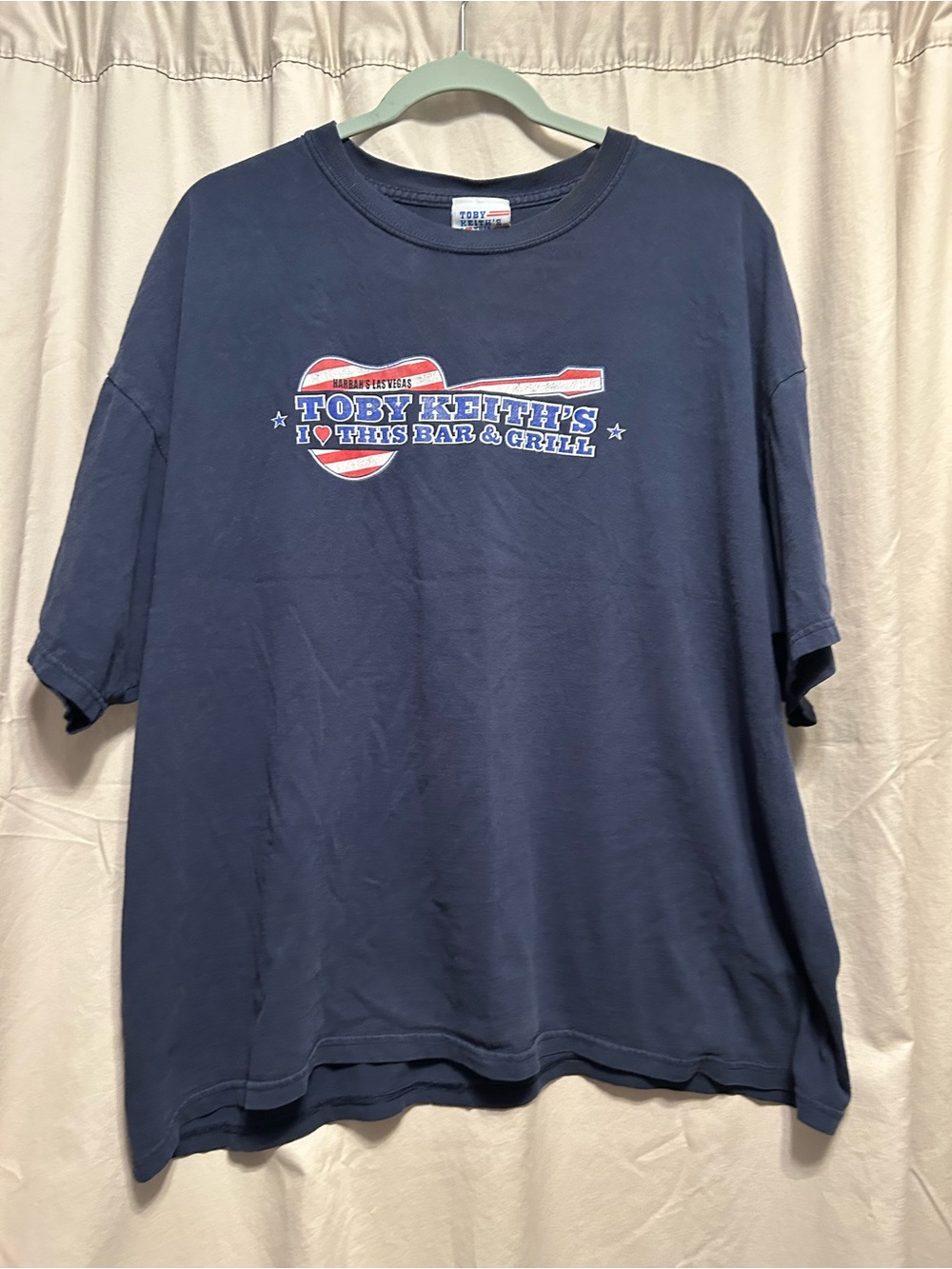 Toby Keith's I ♥ This Bar & Grill Navy Graphic Tee - Men's